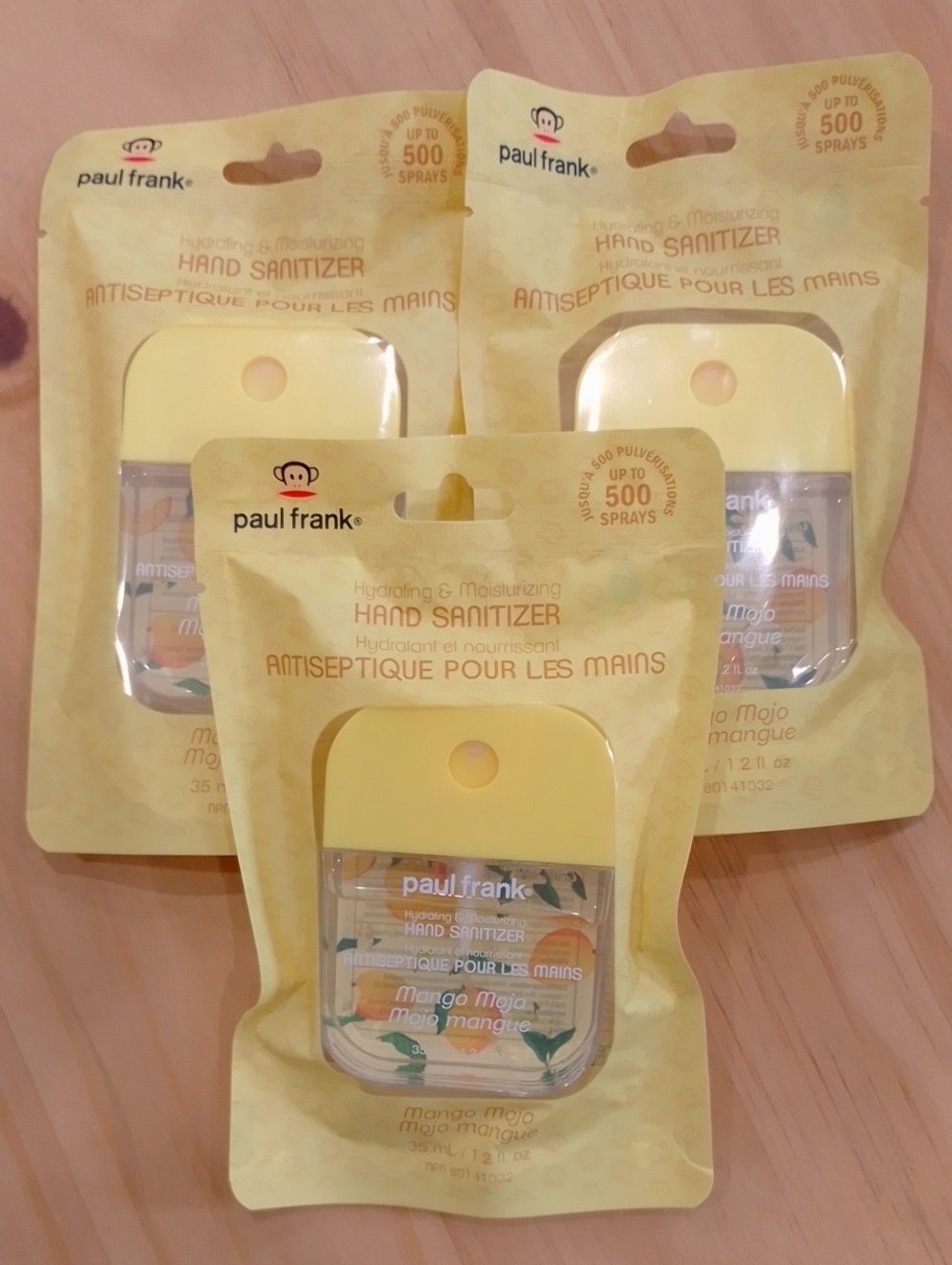 Paul Frank Hand Sanitizer Spray Set 3 - Mango Mojo